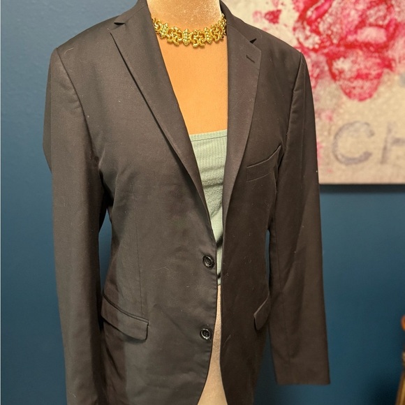 Umberto Bocci Men's Classic Black Blazer - Picture 2 of 11